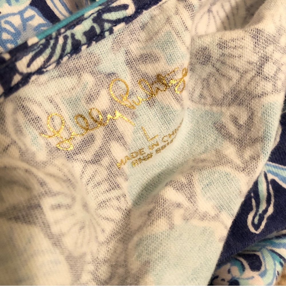 Lilly Pulitzer Bay Dress in Lapis Lazuli Your Biggest Fan - Picture 5 of 6